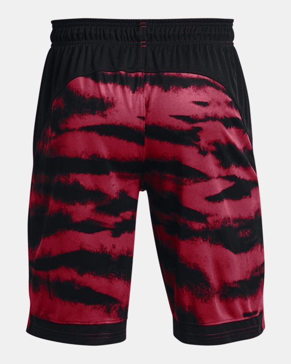 Men's UA Baseline 10'' Printed Shorts, Pink, pdpMainDesktop image number 6